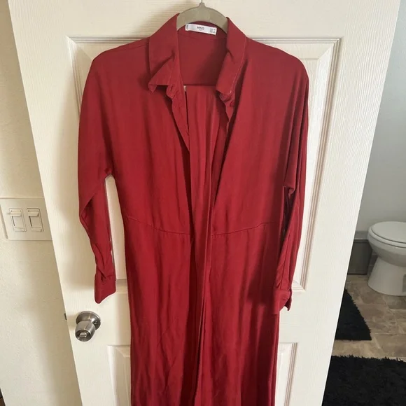 Mango | Dresses | Mango Long Dress With Fabric Belt Size Xs Burnt Orangered | Poshmark Mango | Dresses | Mango Long Dress With Fabric Belt Size Xs Burnt Orangered | Poshmark